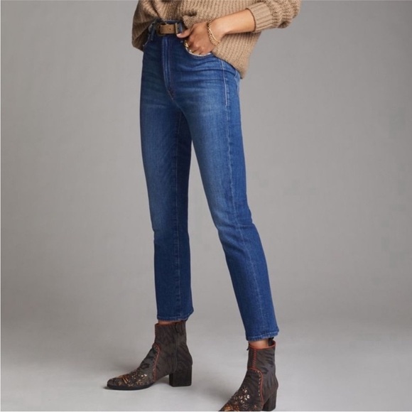 Mother “The Swooner Rascal Ankle” Jeans Where Is My Mind? Wash Size 27 EUC! - Picture 3 of 6